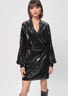 Robe courte à sequins - Lola Casademunt (XS)