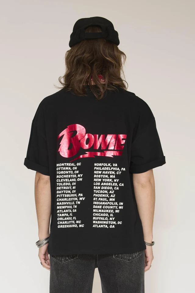 T-shirt Ted Bowie noir - MKT