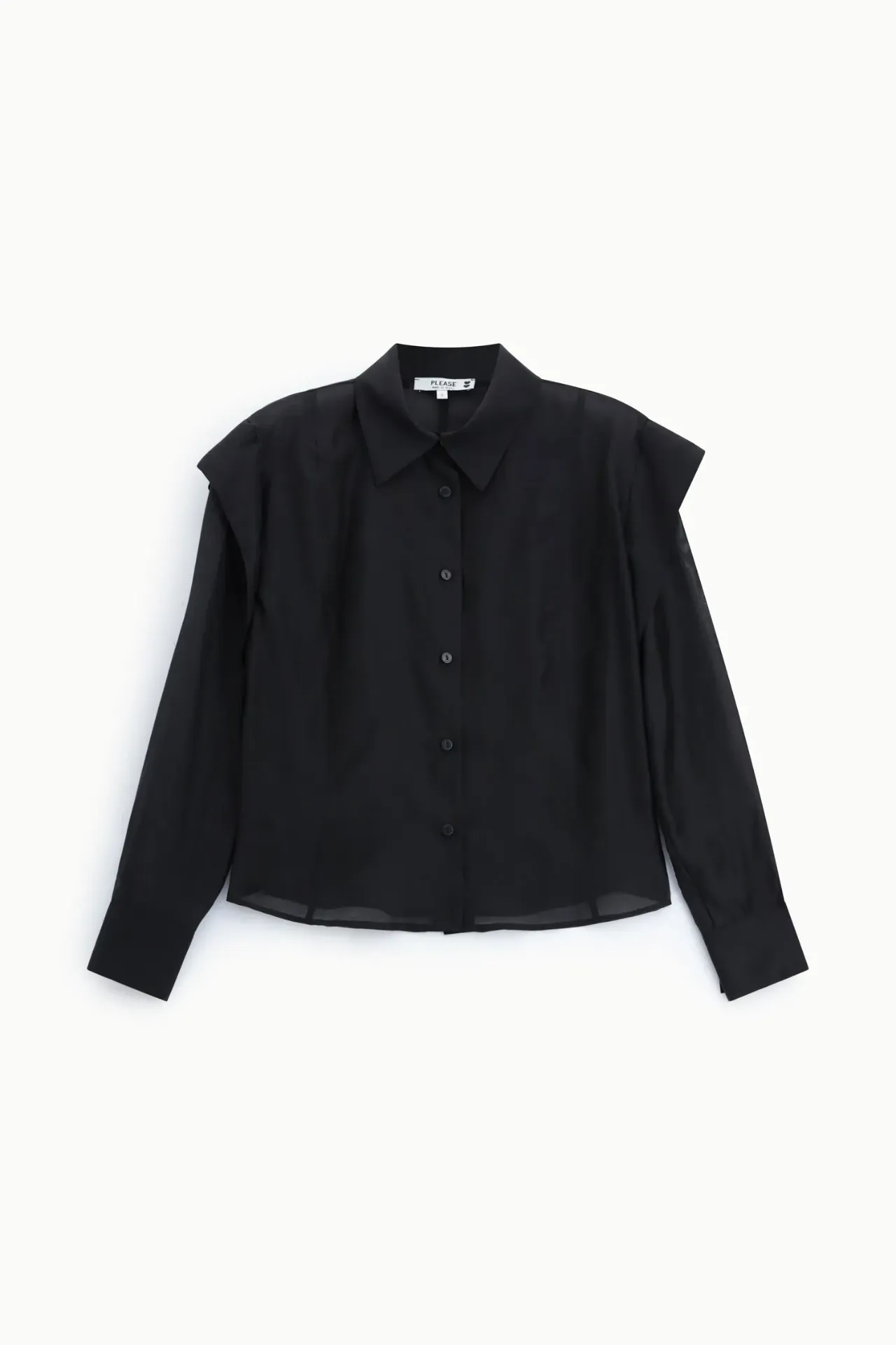 Chemise Blondie noir - Please