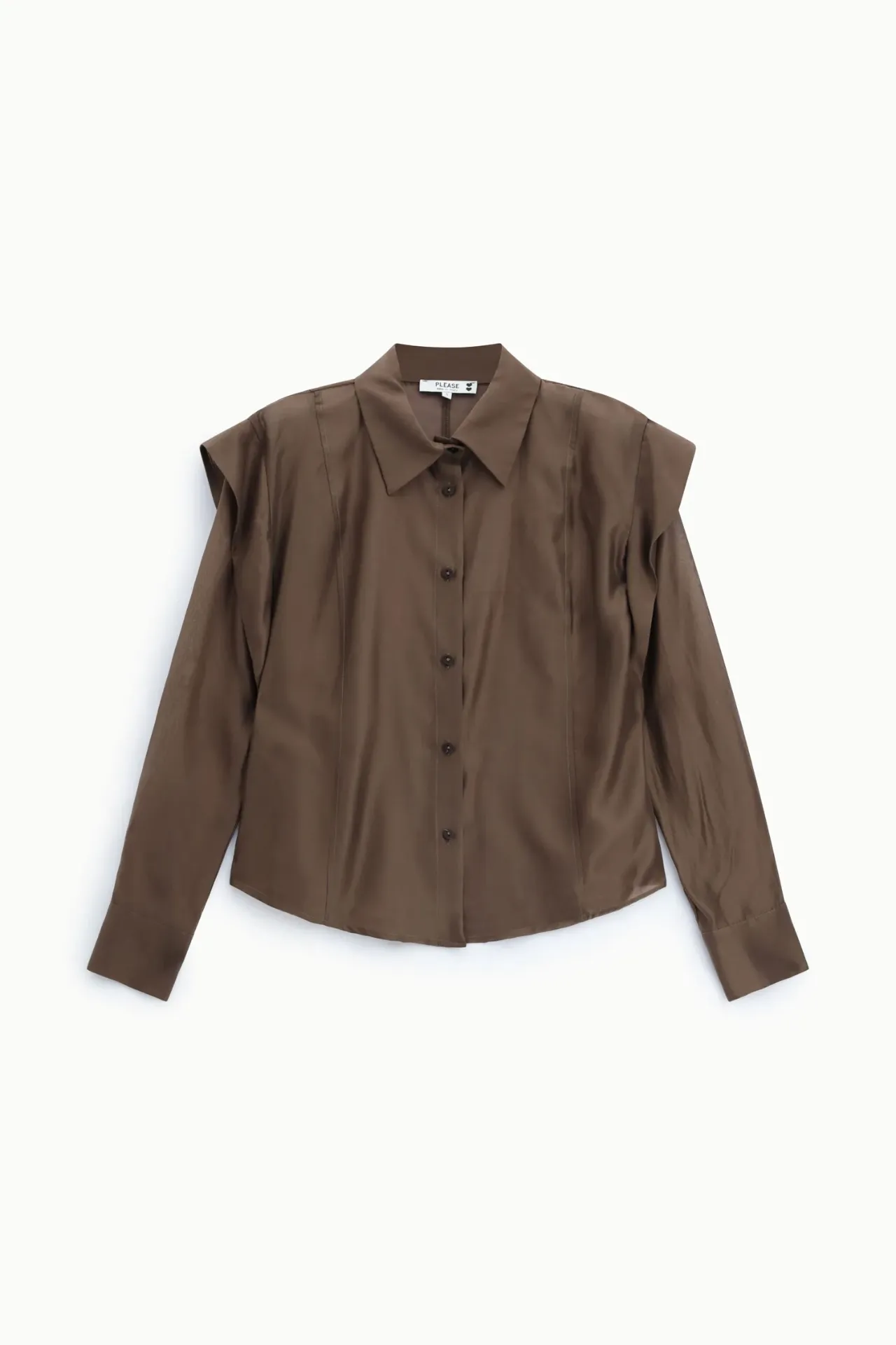 Chemise Blondie chocolat - Please
