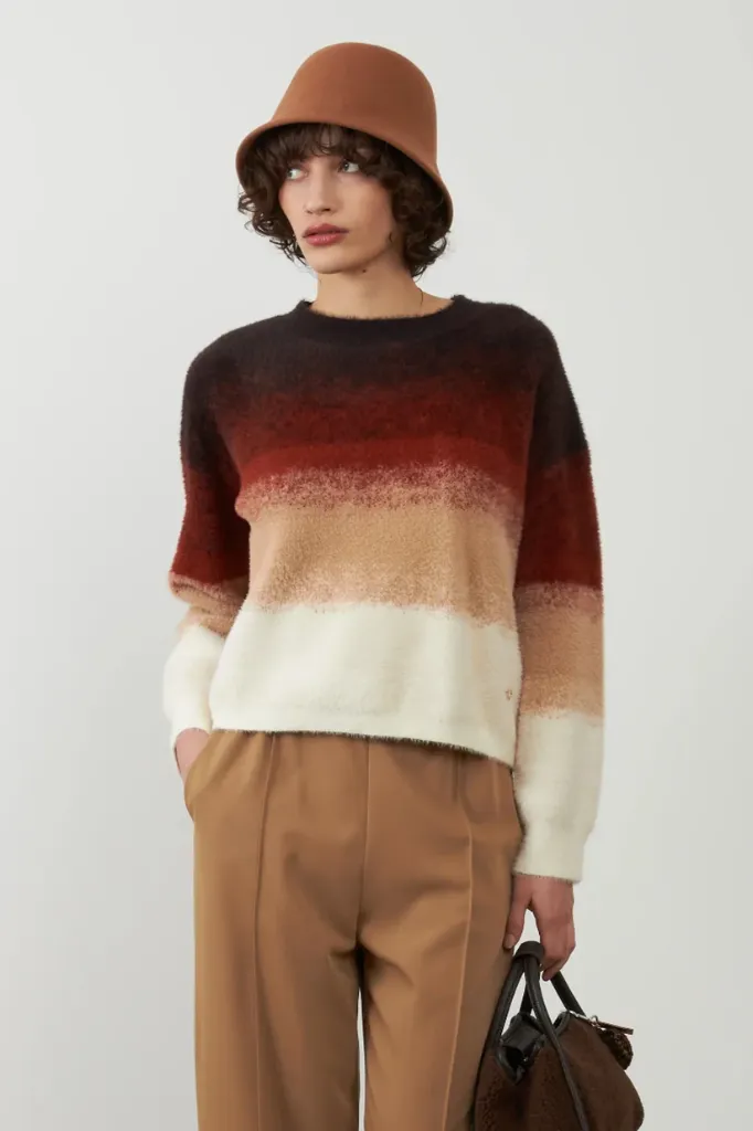 Pull Josepha chocolat - Orfeo