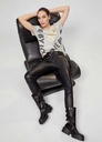 Pantalon simili cuir - Lola Casademunt