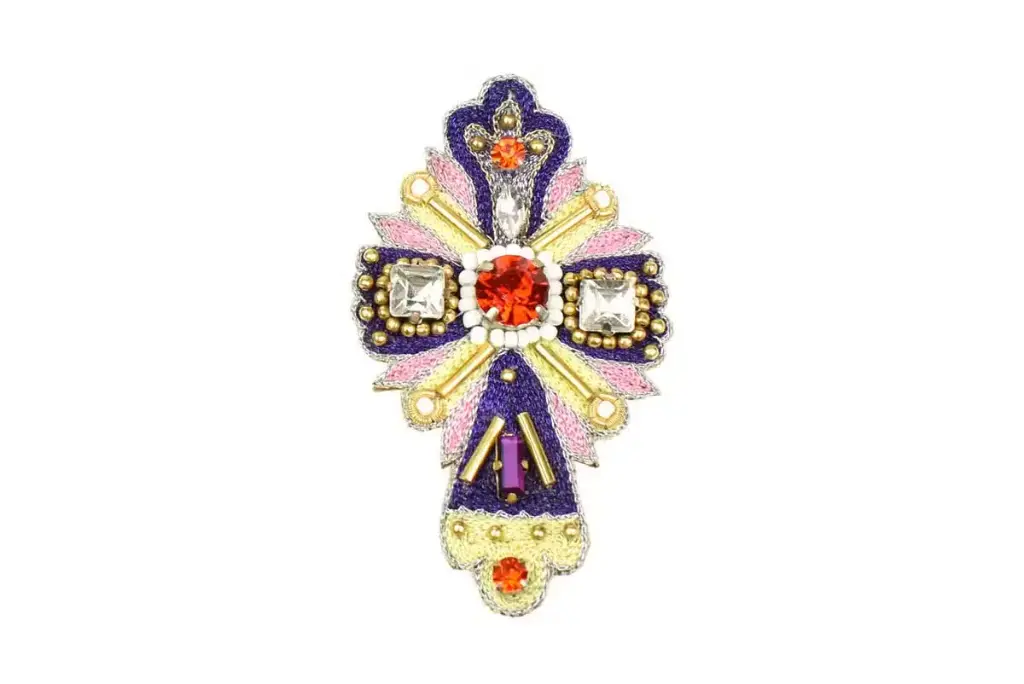 [ROCCA] Broche Croix Rocca - Nahua