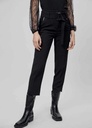 Pantalon 3/4 Noir Ceinture - Lola Casademunt