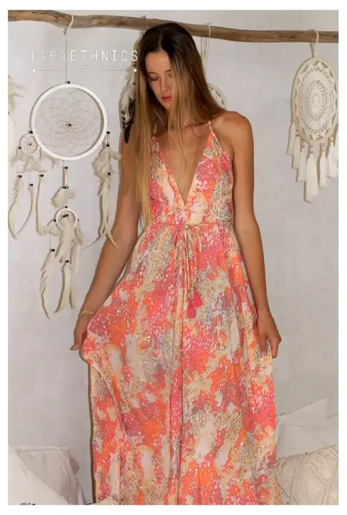 Robe dos nu Victoria - Lara Ethnics
