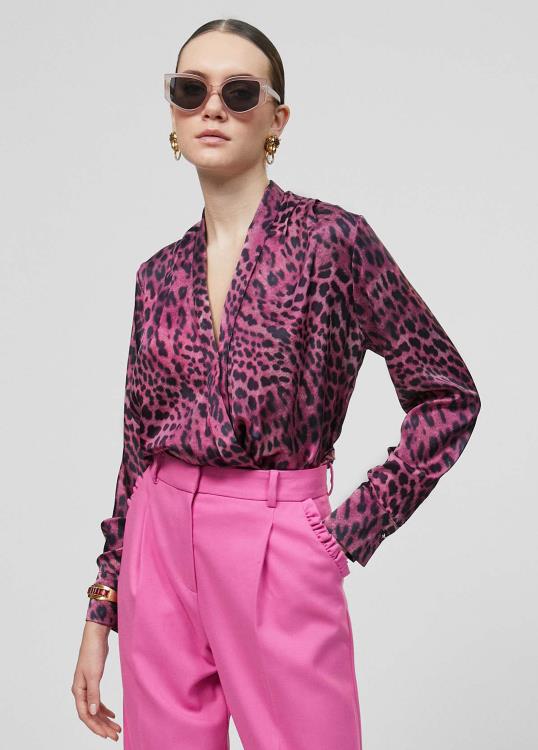 Chemise léopard rose - Maïté by Lola