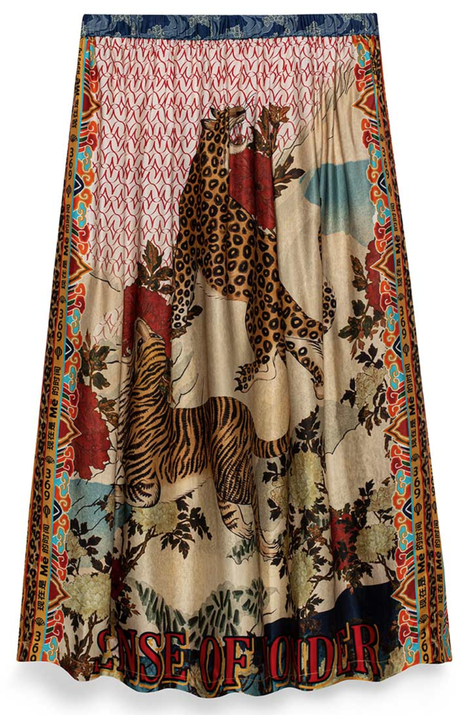 [223L60326708XSS] Jupe longue Tigre - ME369 (XS/S)