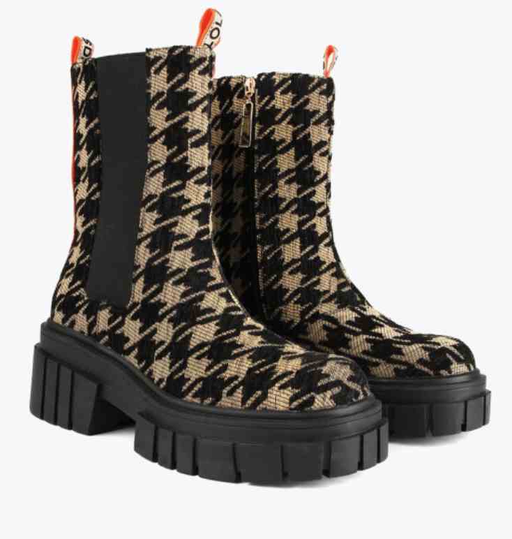 Boots Pieds de Poule - Lola Casademunt