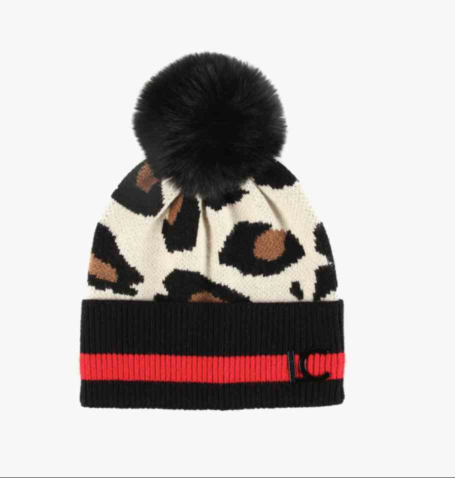 Bonnet à pompon Léopard - Lola Casademunt