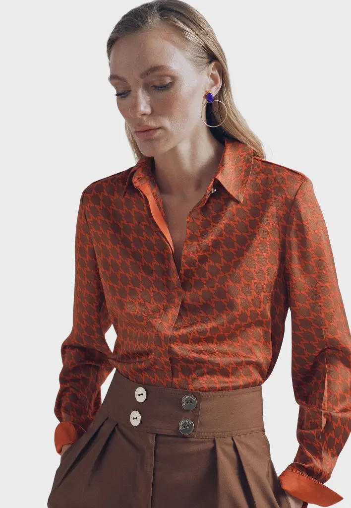 [32460009xs] Chemise Logo M Caramel - Maïté by Lola (XS, NOIR)