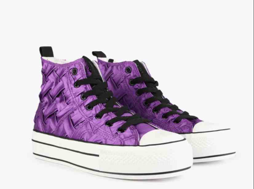 [1243001236] Baskets Hautes Tressées Lila - Lola Casademunt (36)