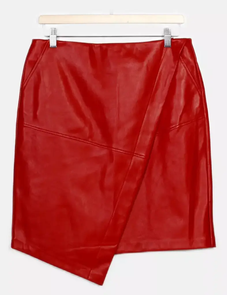 Jupe Cuir Rouge - Lola Casademunt