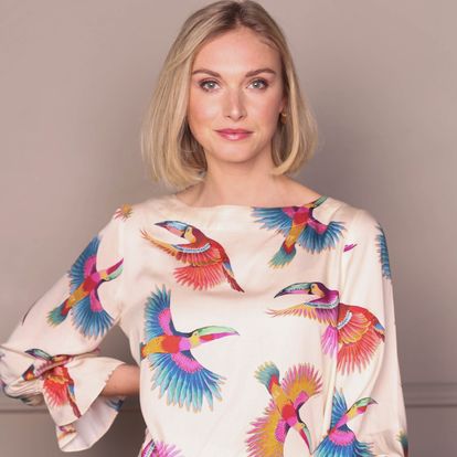 [CL014S] Blouse Rainbow - Yess (S)