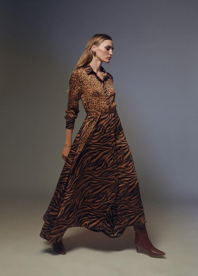 Robe longue léopard - Maïté by Lola