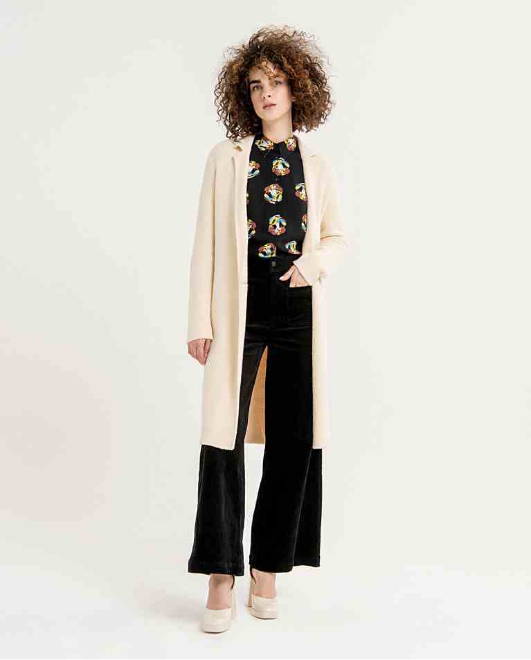 Gilet long tricoté - Surkana