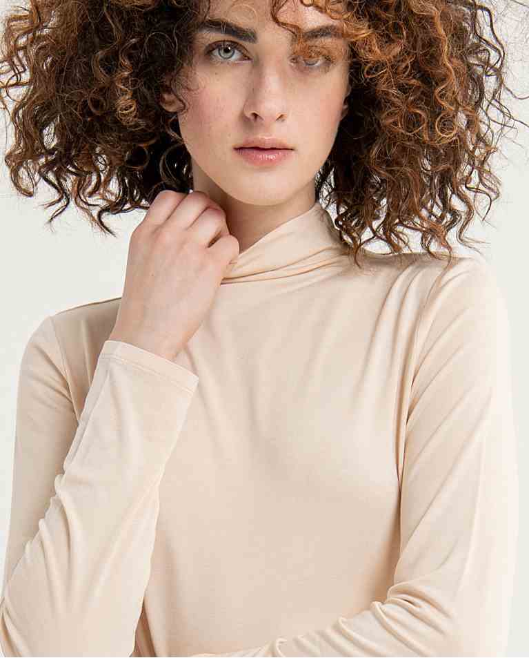 T-Shirt col montant et manches longues - Surkana