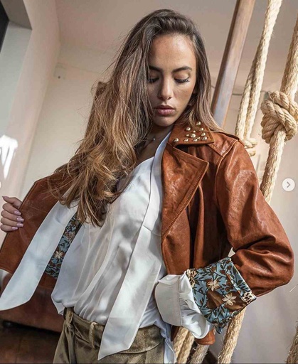 Veste Perfecto cuir - Virginie Darling
