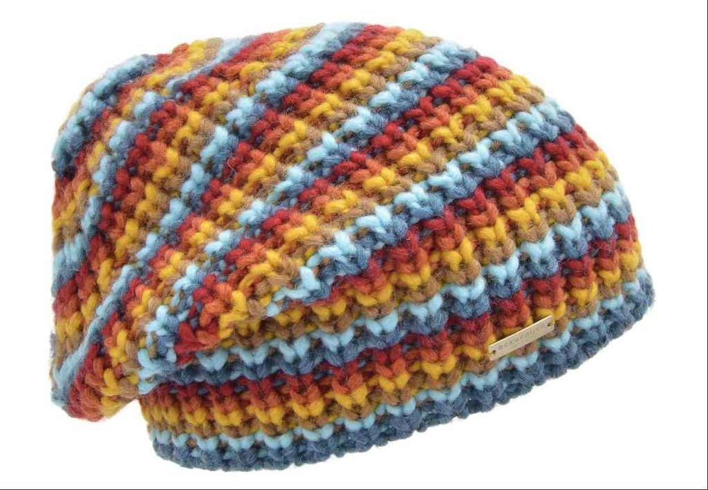 Bonnet en tricot rayé - Seeberger