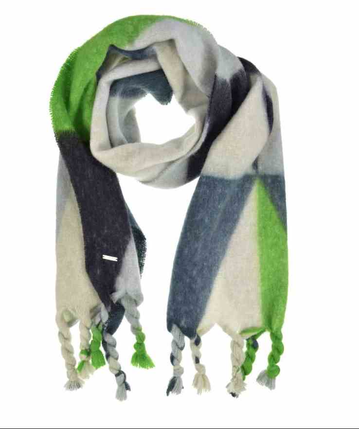 Echarpe tissée à carreaux - Seeberger