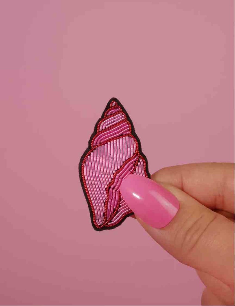 [brocoq] Broche Coquillage - Malicieuse