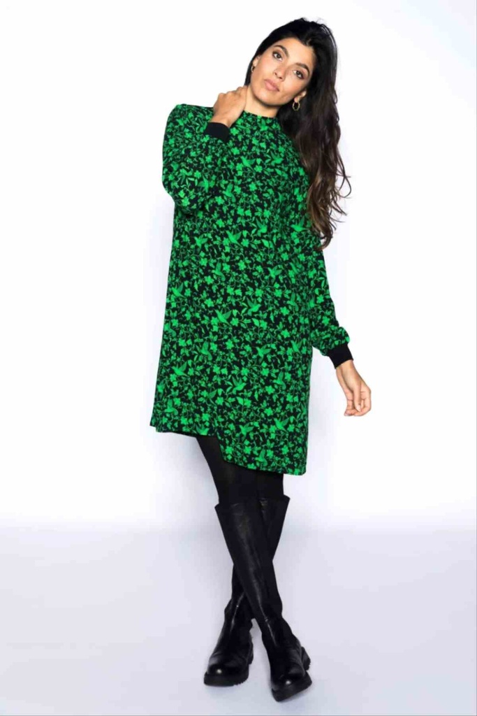 Robe à col montant - 4 Roses