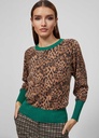 Pull Léopard et Vert - Maïté by Lola