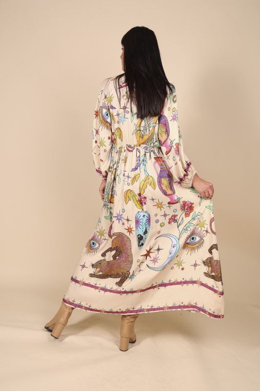 Robe Roxanne Longue Beige - Yess