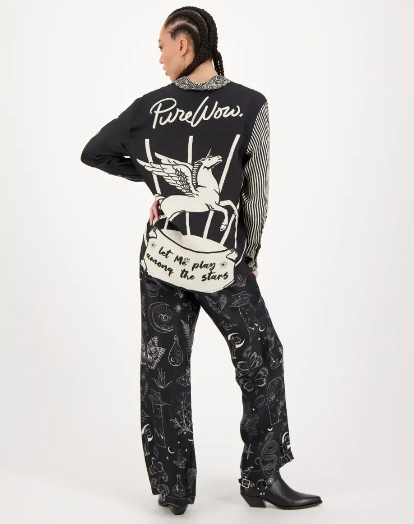 Chemise Isabel Printed black magic - Me369