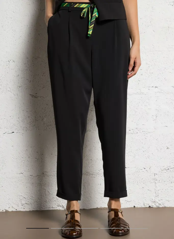 Pantacourt droit Noir- Please