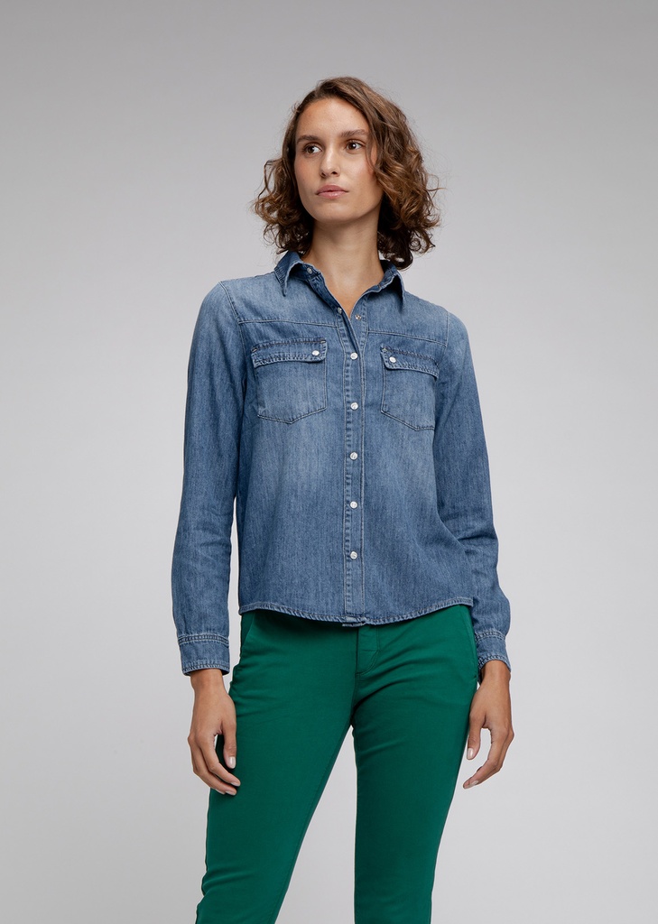 Chemise Eva Light Blue - Happy