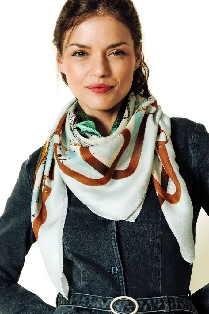 Carré 100x100 Laine Zodiac - Antan    