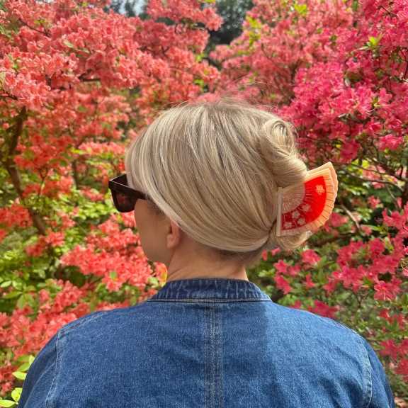 Pince à cheveux Eventail - Solar Eclipse     