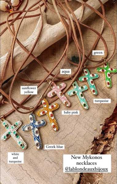 Collier Mykonos - La blonde aux bijoux (Green)