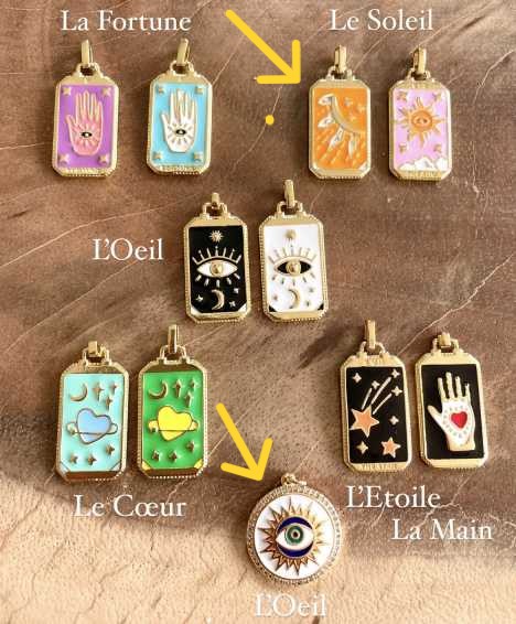 Pendentif Oracle - La blonde aux bijoux