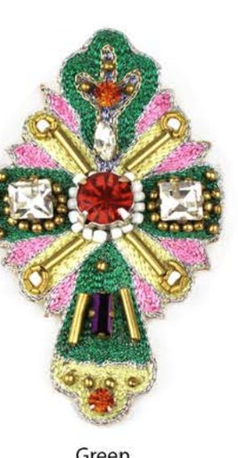 [ROCCA] Broche Croix Rocca - Nahua