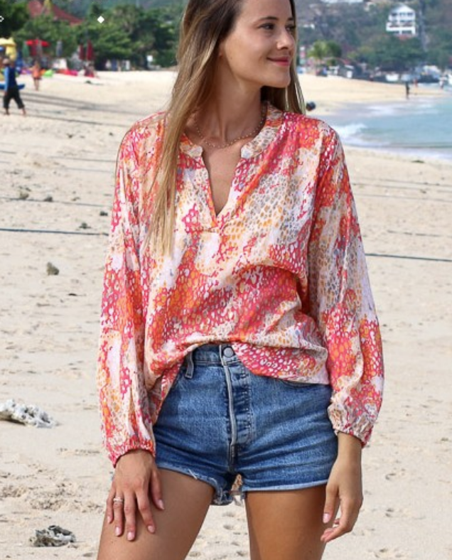 Blouse à nouer Perla - Laraethnics