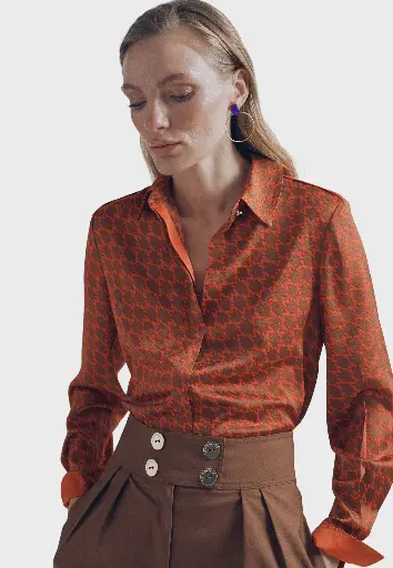 Chemise Logo M Caramel - Maïté by Lola
