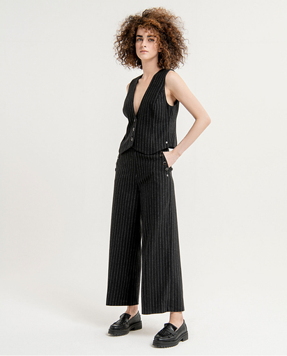 Pantalon large rayé - SURKANA