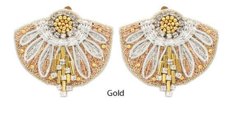 Boucles d'oreilles clips Apex métal - Nahua