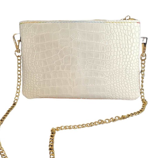 [joycrocoblanc] Sac Joy croco blanc - Ebarrito
