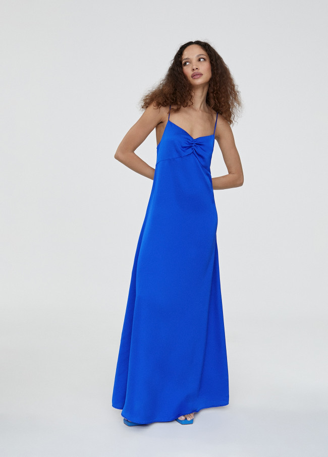 Robe à bretelles Bleu- Lola Casademunt