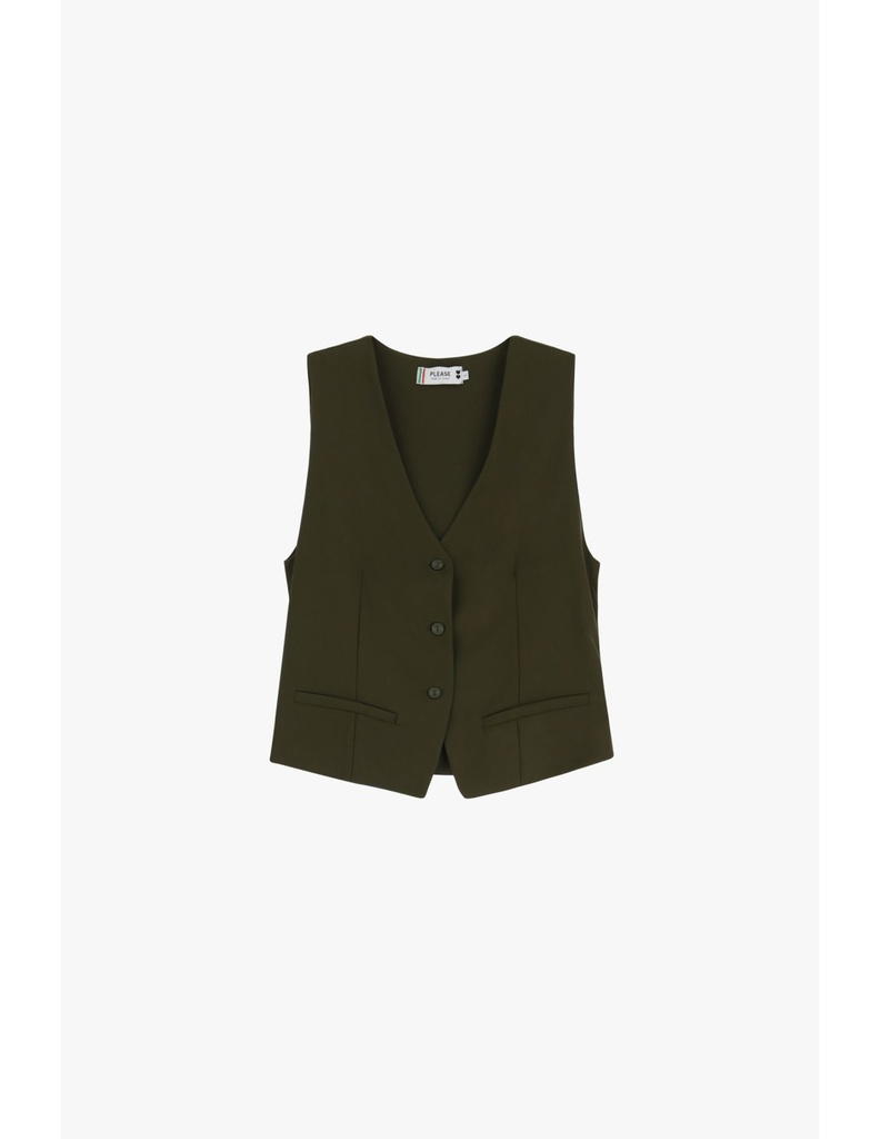 Gilet Kaki - Please