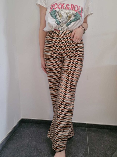 [P0R5CUVC10] Pantalon Panna Motif - Please