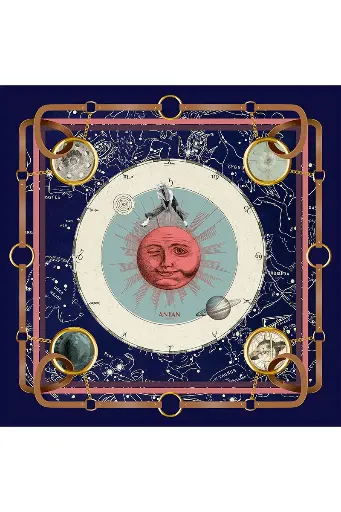 [Zodiac] Carré de soie Zodiac - Antan 