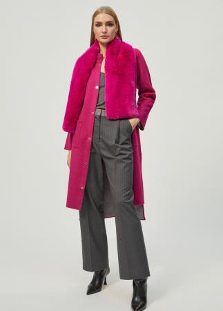 [32361019] Gilet Long Rose - Maïté by Lola