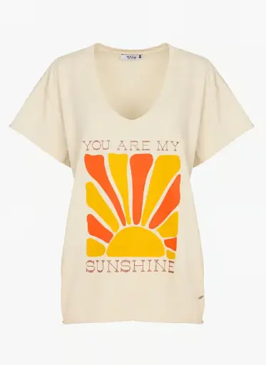 [T6400164DA] T-Shirt Nat - Please