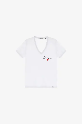 [T7663PAE04] T-Shirt Bisou - Please