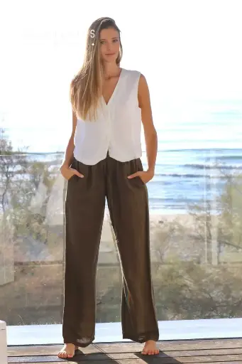 [ARLOKKI] Pantalon Arlo lin - Lara Ethnics