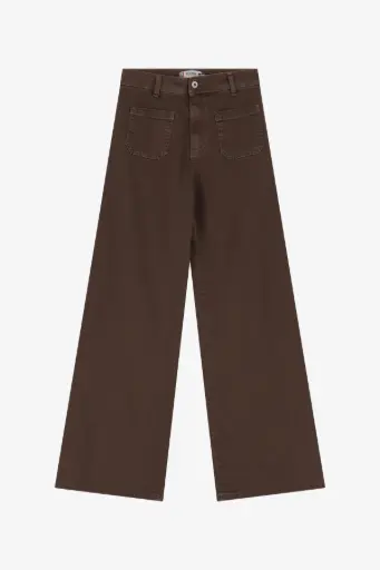 Pantalon Laura Flare Marron - Please