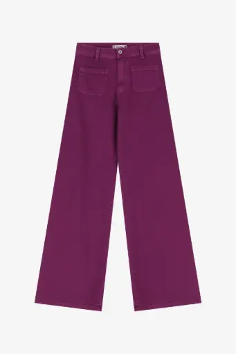 Pantalon Laura Flare Pourpre- Please